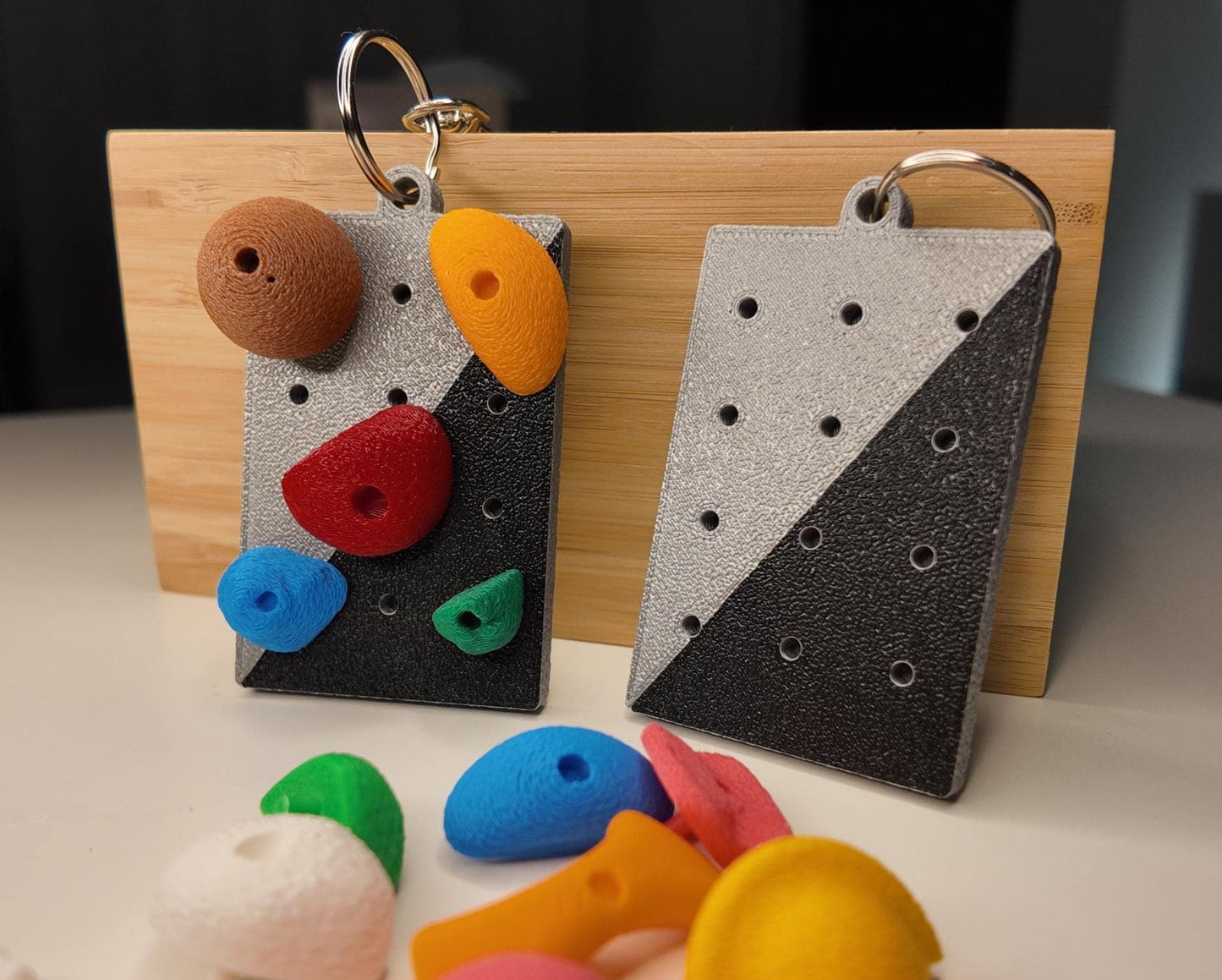 Bouldering Wall Keychain