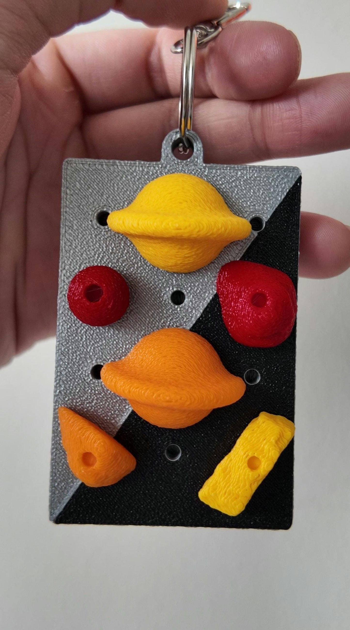 Bouldering Wall Keychain